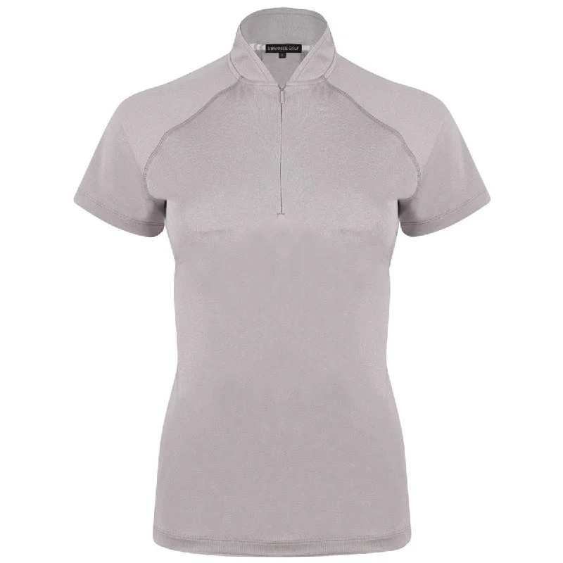 Trendy Women's Fashion Swannies Golf Women's Grey Quinn Polo