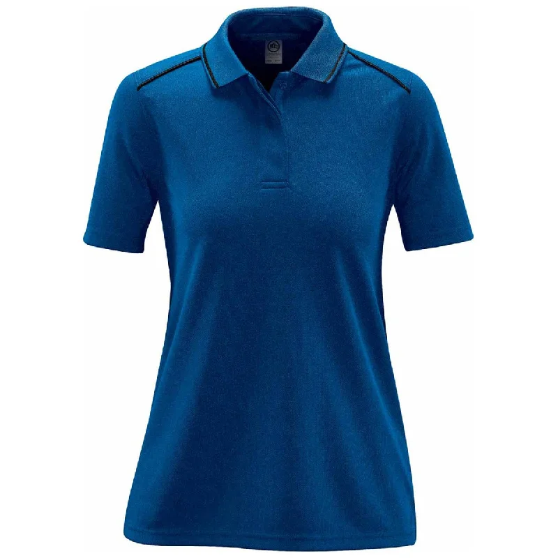 Relaxed Style Stormtech Women's Azure Blue/Black Endurance HD Polo