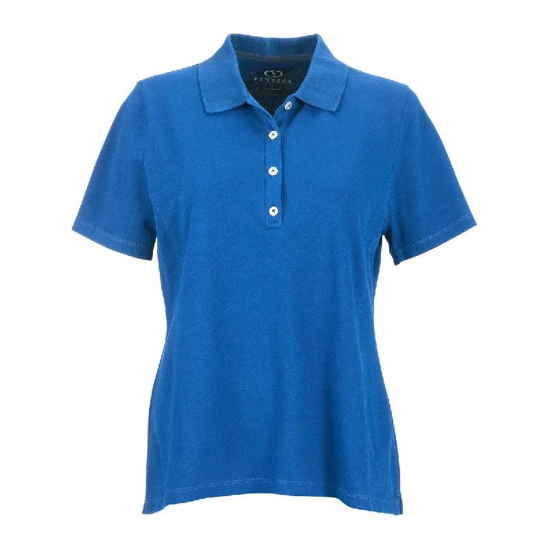 Trendy Fashion For Women Vantage Women's Royal Perfect Polo