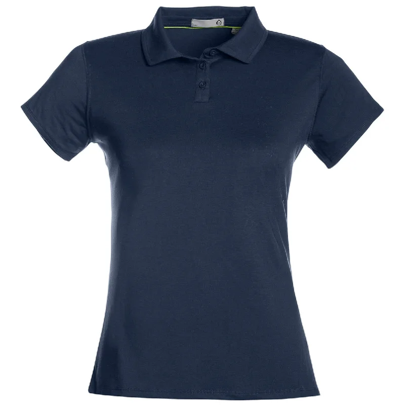 Women's Comfortable Apparel tasc Women's Classic Navy Air Lightweight Polo