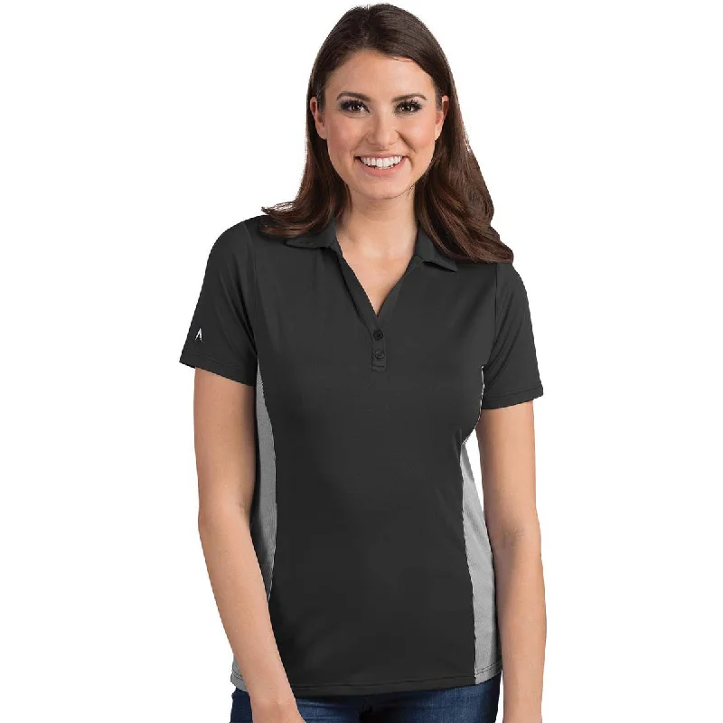 Timeless Elegance Antigua Women's Black/White Venture Polo