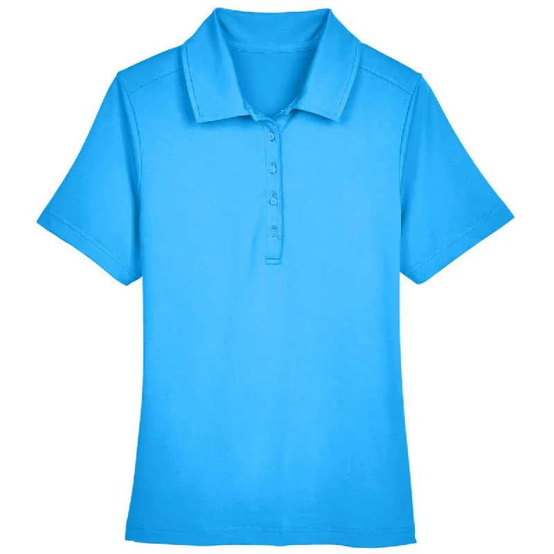 Day To Night Styles Devon & Jones Women's Ocean Blue CrownLux Performance Range Flex Polo