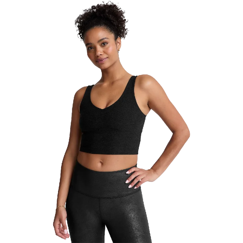 Women's Comfortable Lounge Outfit Women's Spacedye Good Day Cropped Tank