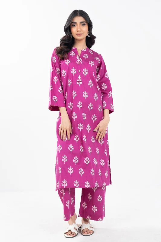 Comfy Women's Outfits for Daily Wear Stitched - 2 Pc Printed Cambric Outfit