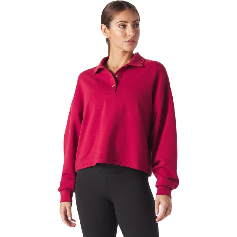 Women's Outerwear for All Weather Conditions Glyder Women's Cardinal Lounge Skimmer Polo