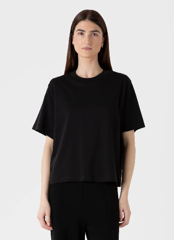 Clothing Brands Women's Boxy Heavyweight T-shirt in Black