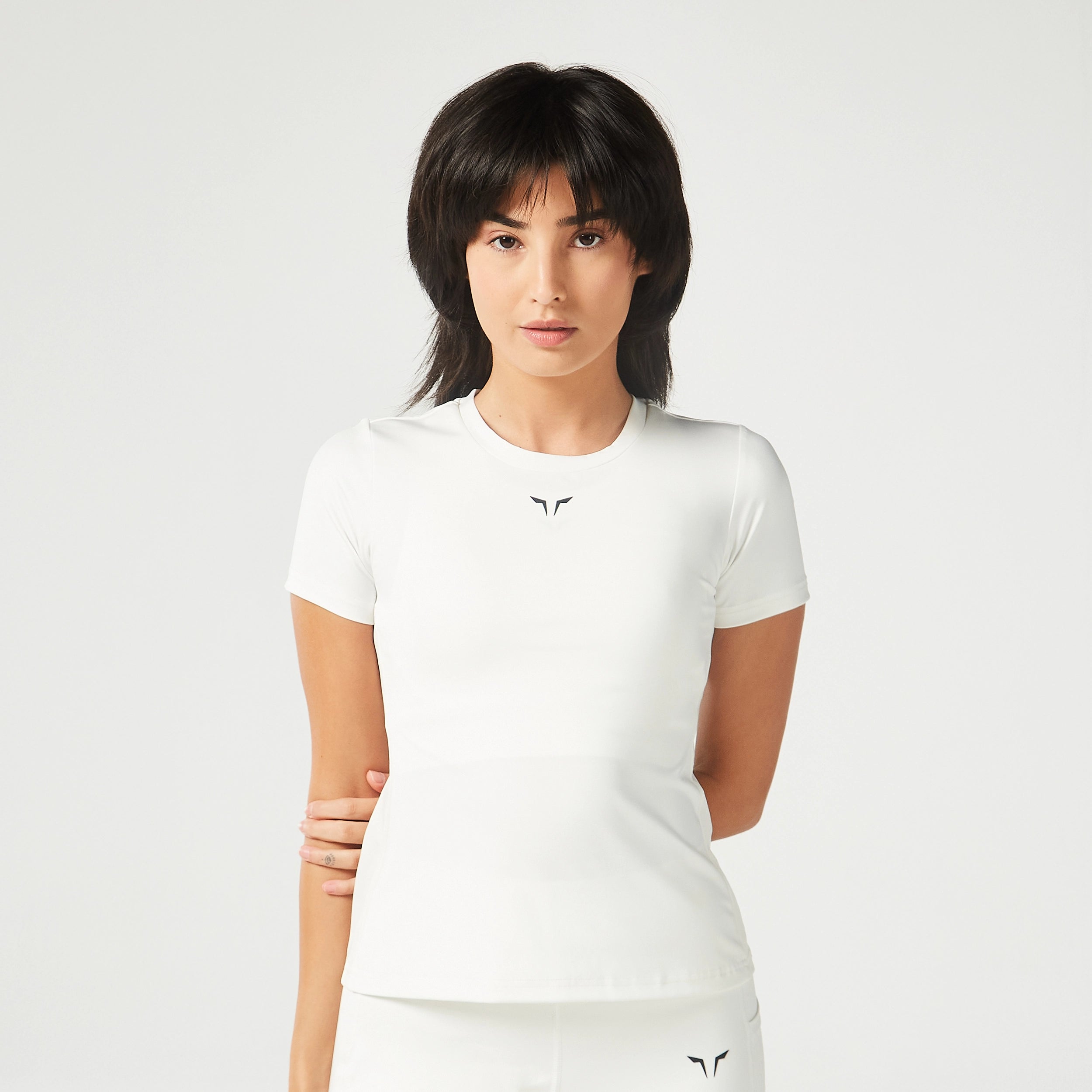 Boutique Dress Online Essential Body Fit Tee - Pearl White