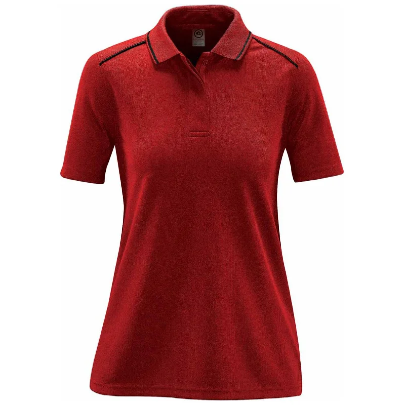 High End Fashion Stormtech Women's Bright Red/Black Endurance HD Polo