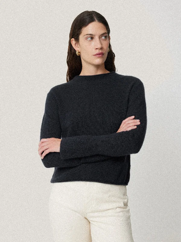 Shop Ladies Clothes Cloud Cashmere Eldon Jumper | Navy