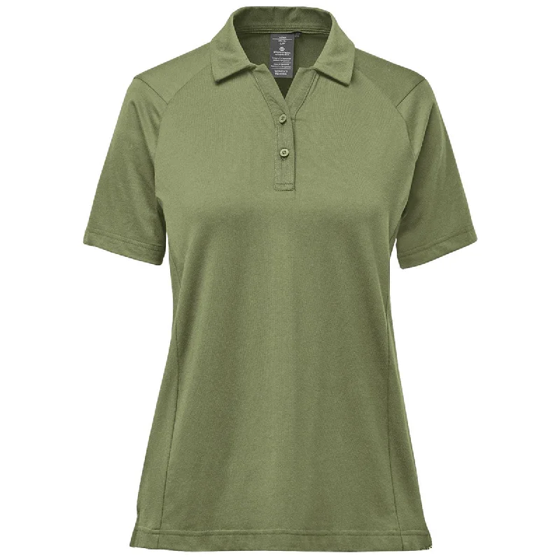 Women's Charming Outfit For Events Stormtech Women's Sage Green Oasis Short Sleeve Polo