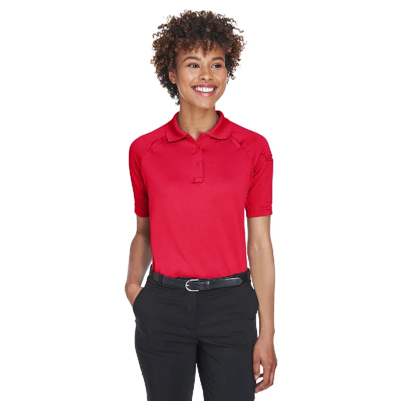 Women's Clothing Boutique Harriton Women's Red Tactical Performance Polo