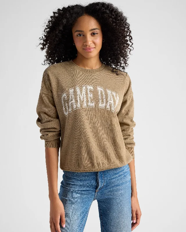 Urban Femme Streetwear Downey Game Day Graphic Top