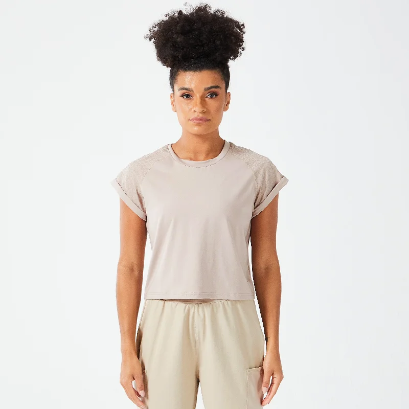 Graceful Fashion Code Boxy Tee - Cobblestone