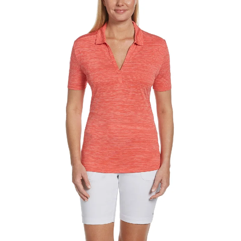 Women's Contemporary Apparel Callaway Women's Cayenne Broken Stripe Polo