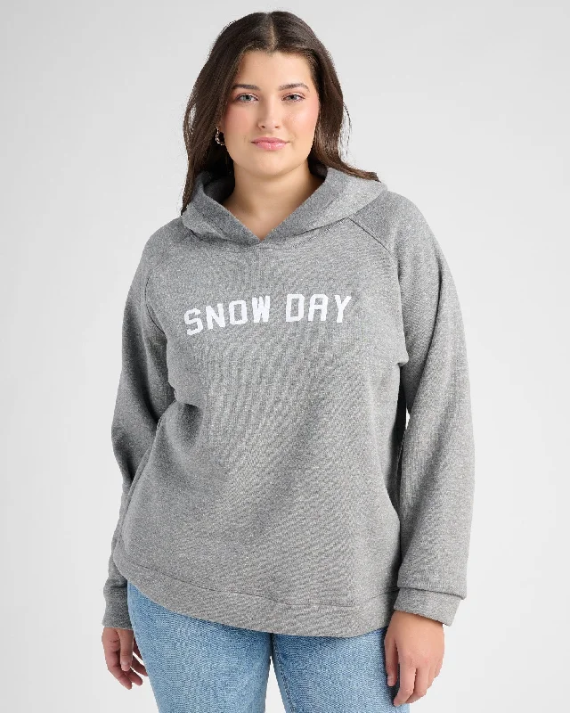 Day To Night Styles Plus Size Snow Day 78 & Sunny Graphic Hoodie