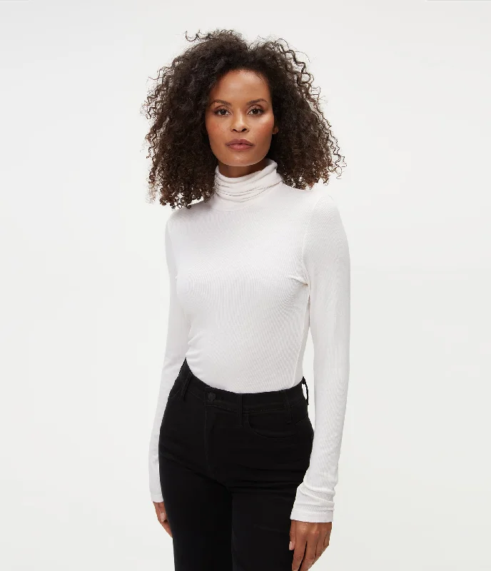 Elegant Women's Attire Gail Ribbed Turtleneck