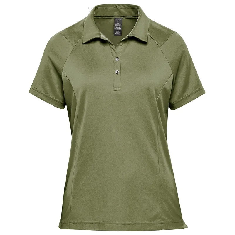 Relaxed Style Stormtech Women's Sage Green Milano Sports Polo