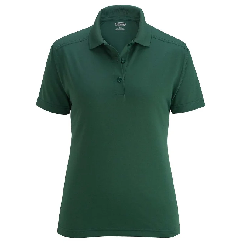 Trendy Women's Wear Edwards Women's Fern Green Snag-Proof Short Sleeve Polo