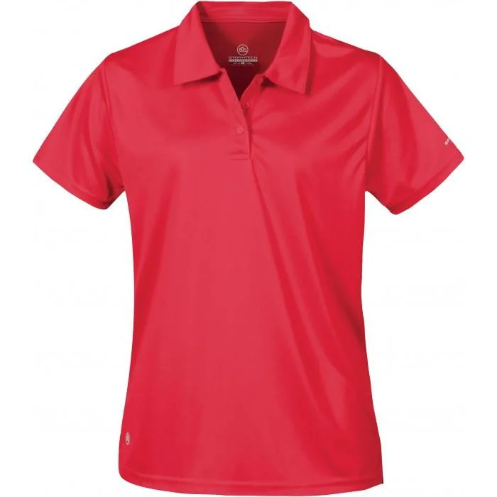 Women's Clothes Online Shopping Stormtech Women's Scarlet Red Apollo H2X-Dry Polo