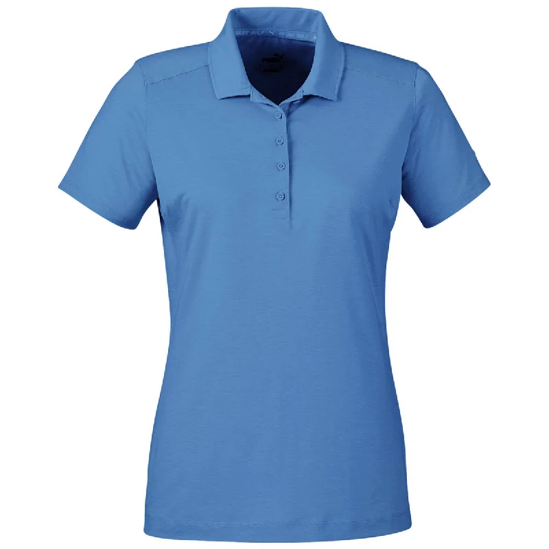 Women's Vacation Outfit Puma Golf Women's Lake Blue Bandon Polo