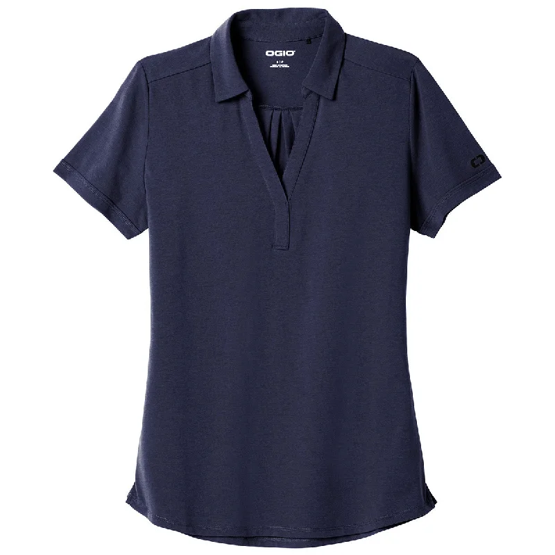 Casual Wear OGIO Women's Navy Limit Polo