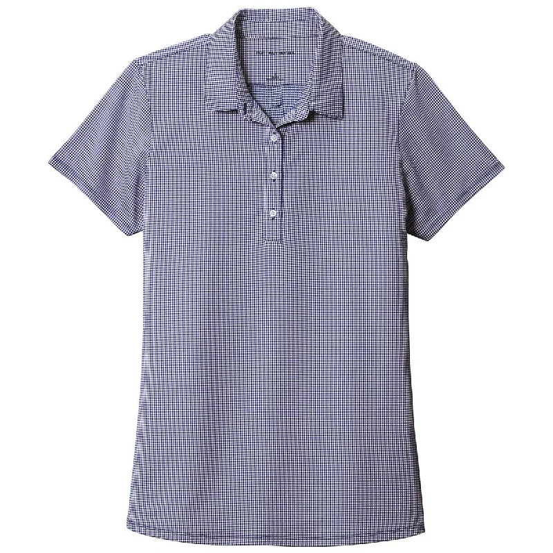 Seasonal Trends Port Authority Women's True Navy/White Gingham Polo