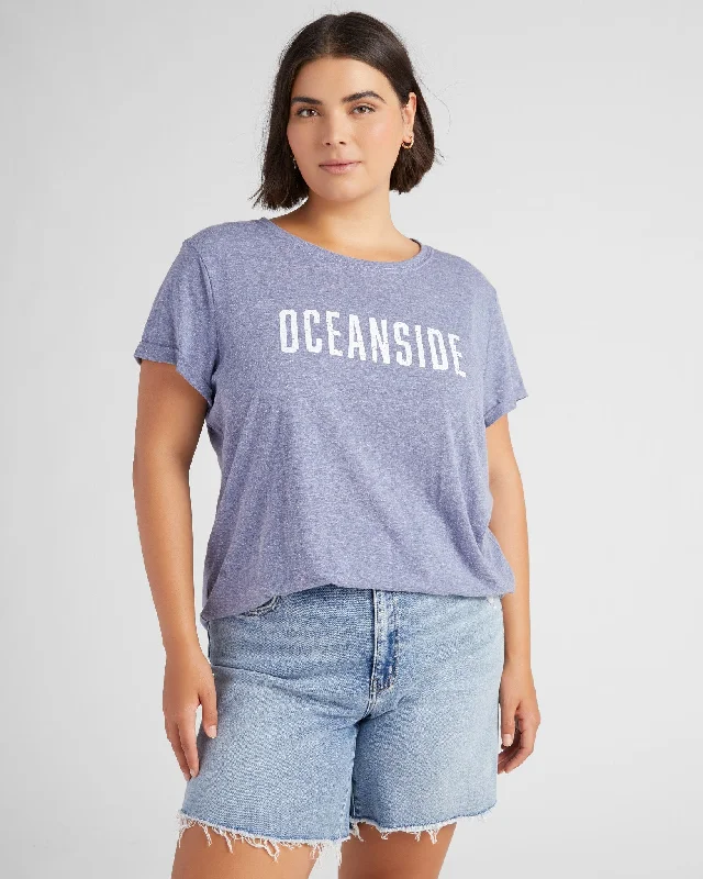 Latest Fashion Plus Size Oceanside Graphic Tee