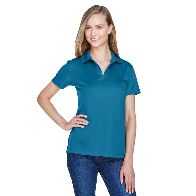 Online Impressions Boutique Devon & Jones Women's Dark Teal CrownLux Performance Polo