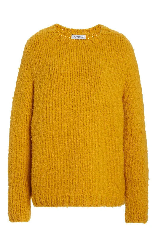 Women's Clothing Stores Lawrence Knit Sweater in Saffron Welfat Cashmere