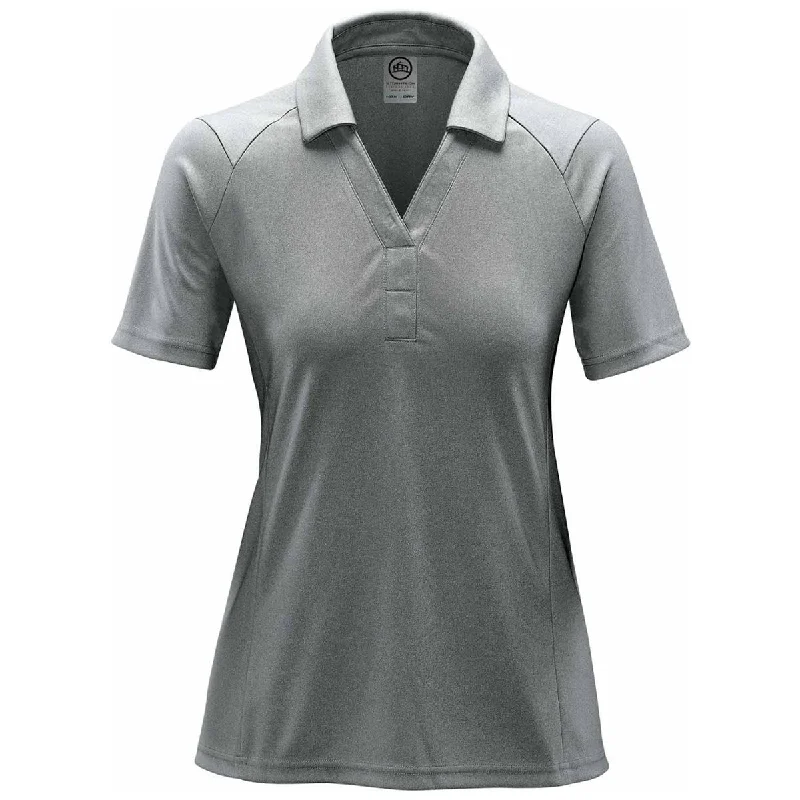 Stylish Women's Apparel Stormtech Women's Titanium Mistral Heathered Polo