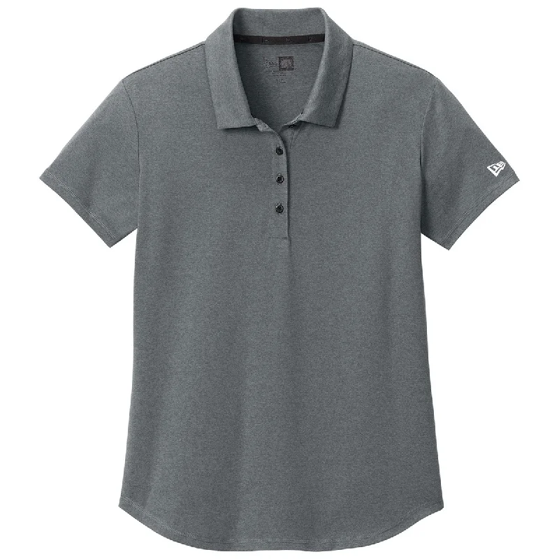 Modern Women's Apparel New Era Women's Shadow Grey Heather Power Polo