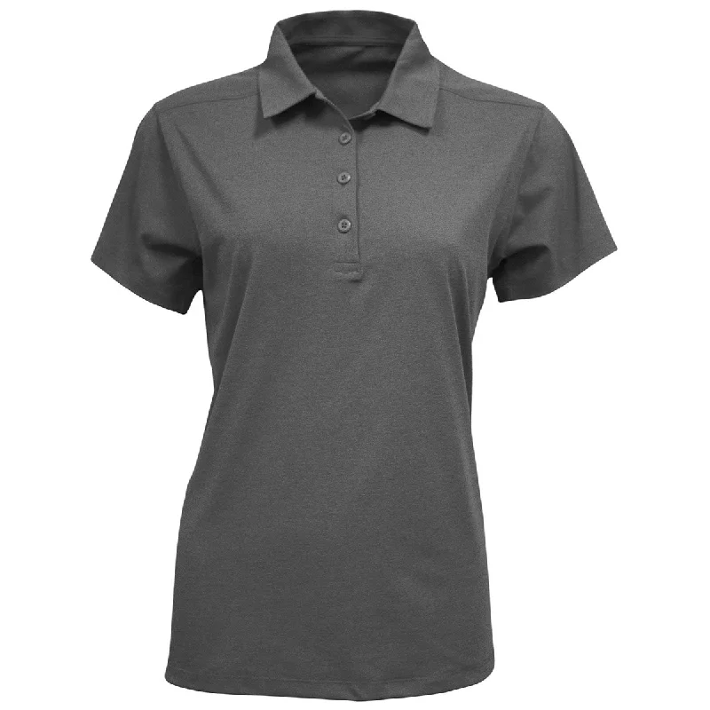 Women's Activewear Attire BAW Women's Charcoal Sorona Polo