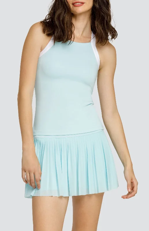 Laid-Back Elegance Zoraya Tank - Blue Glow