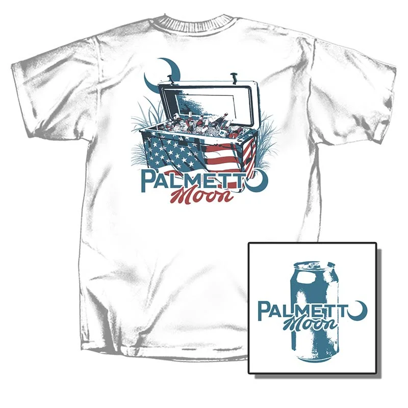 Women's Evening Garments Palmetto Moon American Cooler Sleeve T-Shirt