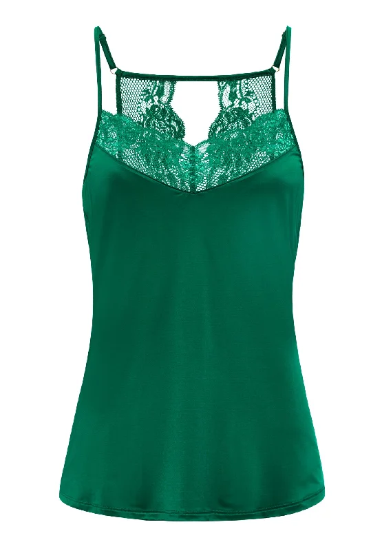 Women's Evening Outfit Lovis Camisole | Emerald 72643-1740