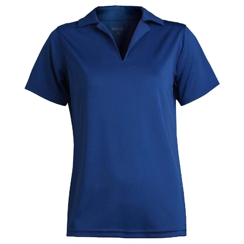 Business Casual Outfits Edwards Women's Royal Performance Flat-Knit Short Sleeve Polo