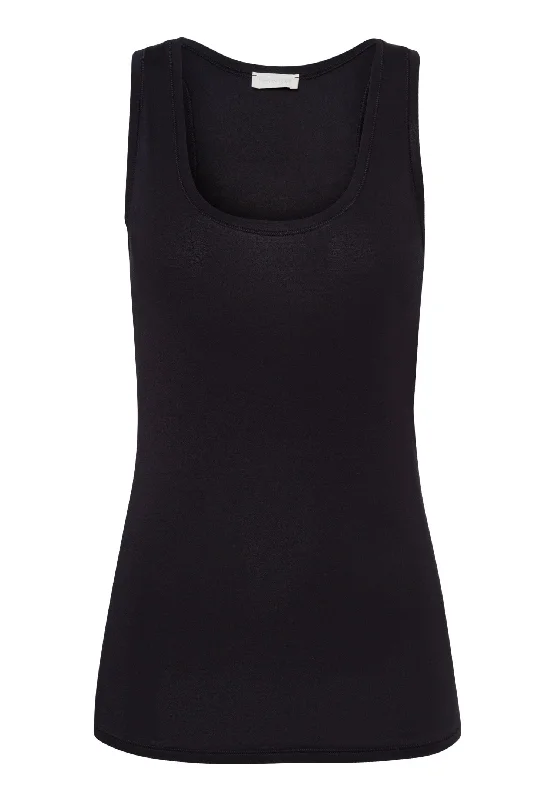 Trendy Online Boutiques Yoga Racer Back Tank Top | Black 77995-019