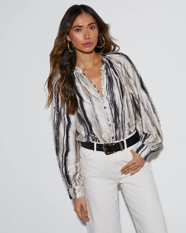 Online Clothing Stores Chapman Satin Striped Blouse