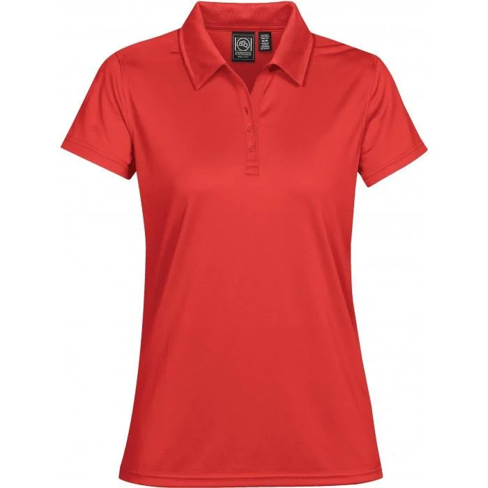 Affordable Women's Fashion Stormtech Women's Bright Red Eclipse H2X-Dry Pique Polo