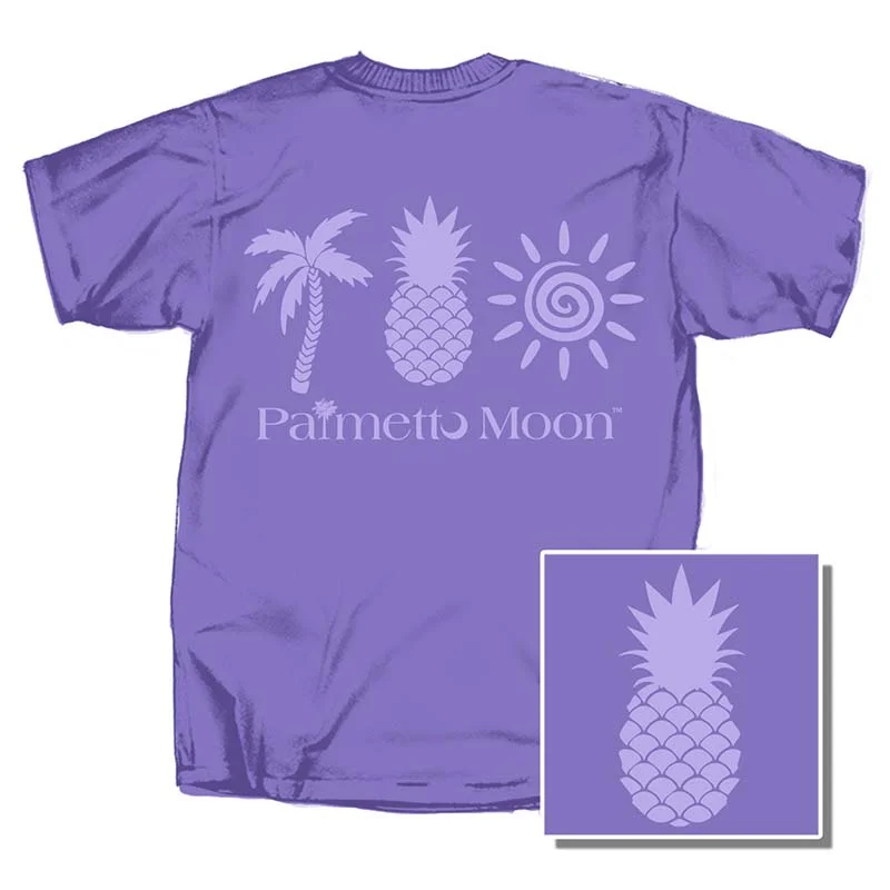 Women's Wedding Apparel Palm, Pineapple, Sun Short Sleeve T-Shirt