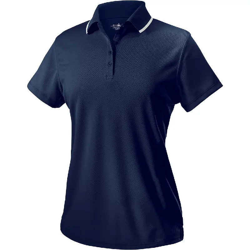 Imeless Style Charles River Women's Navy Classic Wicking Polo