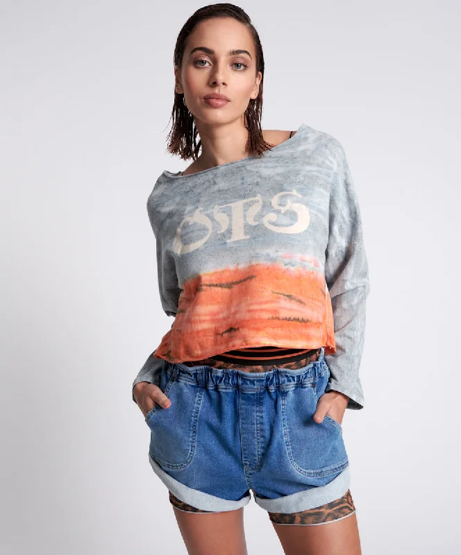 Evening Elegance OTS ORGANIC RUMBLE CROPPED LONGSLEEVE TEE