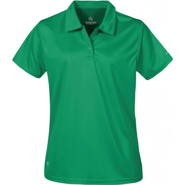 Women's Festive Attire Stormtech Women's Kelly Green Apollo H2X-Dry Polo