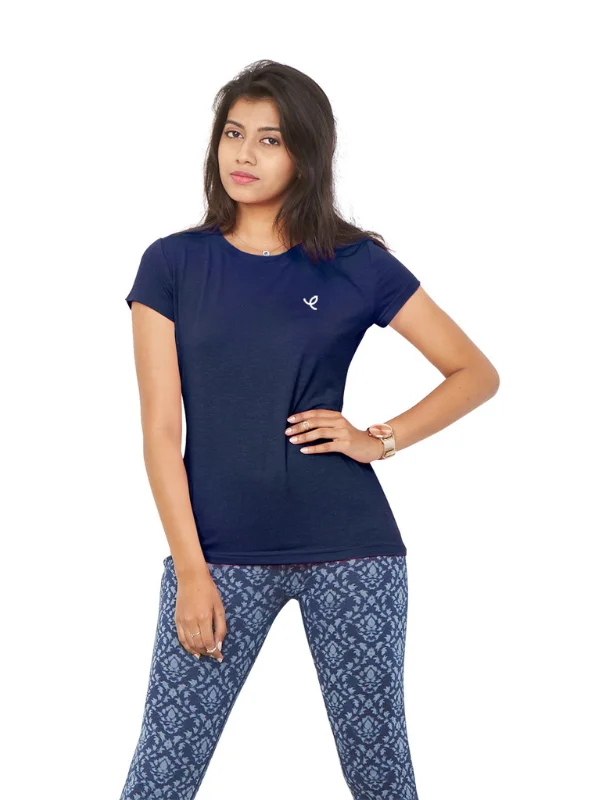 Trendy Fashion For Women Tee-Navy