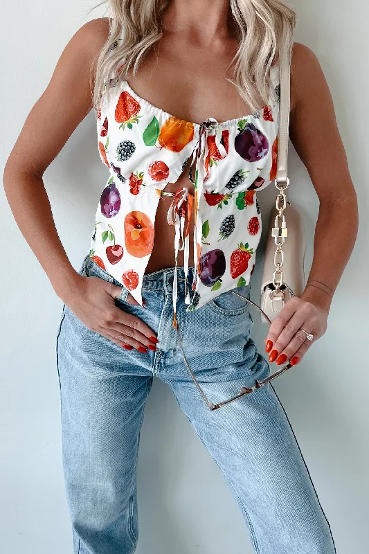 Women's Functional Outdoor Garments So A-peeling Fruit Print Tank Top (Multi)