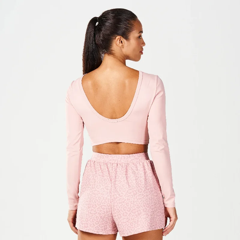 Business Casual Outfits Warrior Crop Top 2.0 - Pale Mauve