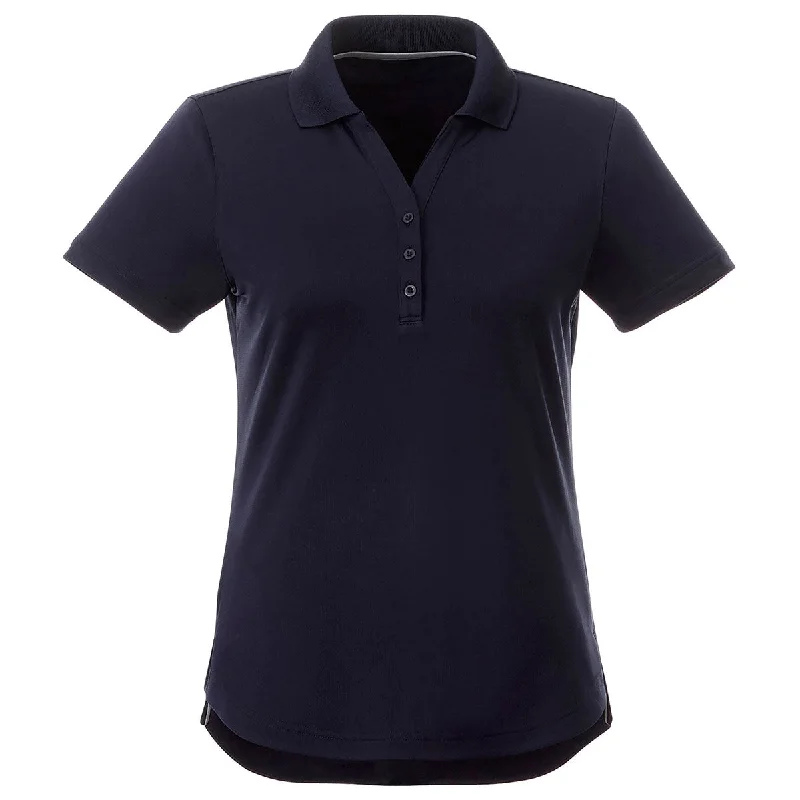 Casual Wear Elevate Women's Vintage Navy Otis Short Sleeve Polo