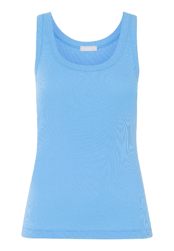 Versatile Women's Clothing for All Occasions Sleep And Lounge Ribbed Cotton Tank Top | Angelite 77751-2547