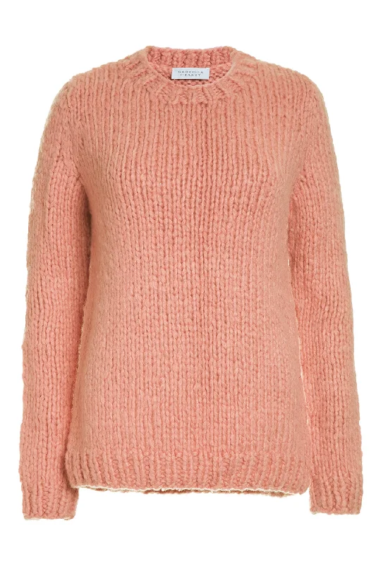 Limited Time Offer Lawrence Knit Sweater in Watermelon Tourmaline Welfat Cashmere