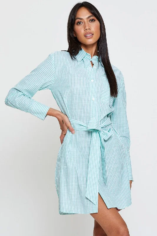 Sales Clothes Stripe Oversized Shirts Long Sleeve